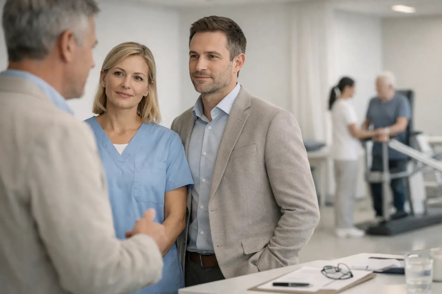 Wie steuert man Führungswechsel in der Reha?